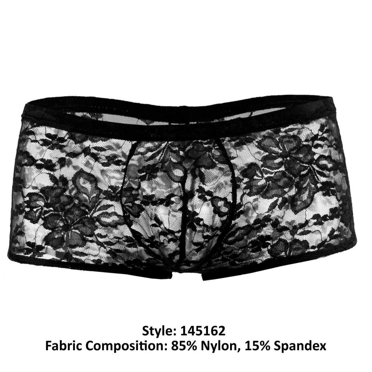 Underwear Male Power 145162 Stretch Lace Mini Short Boxer Briefs